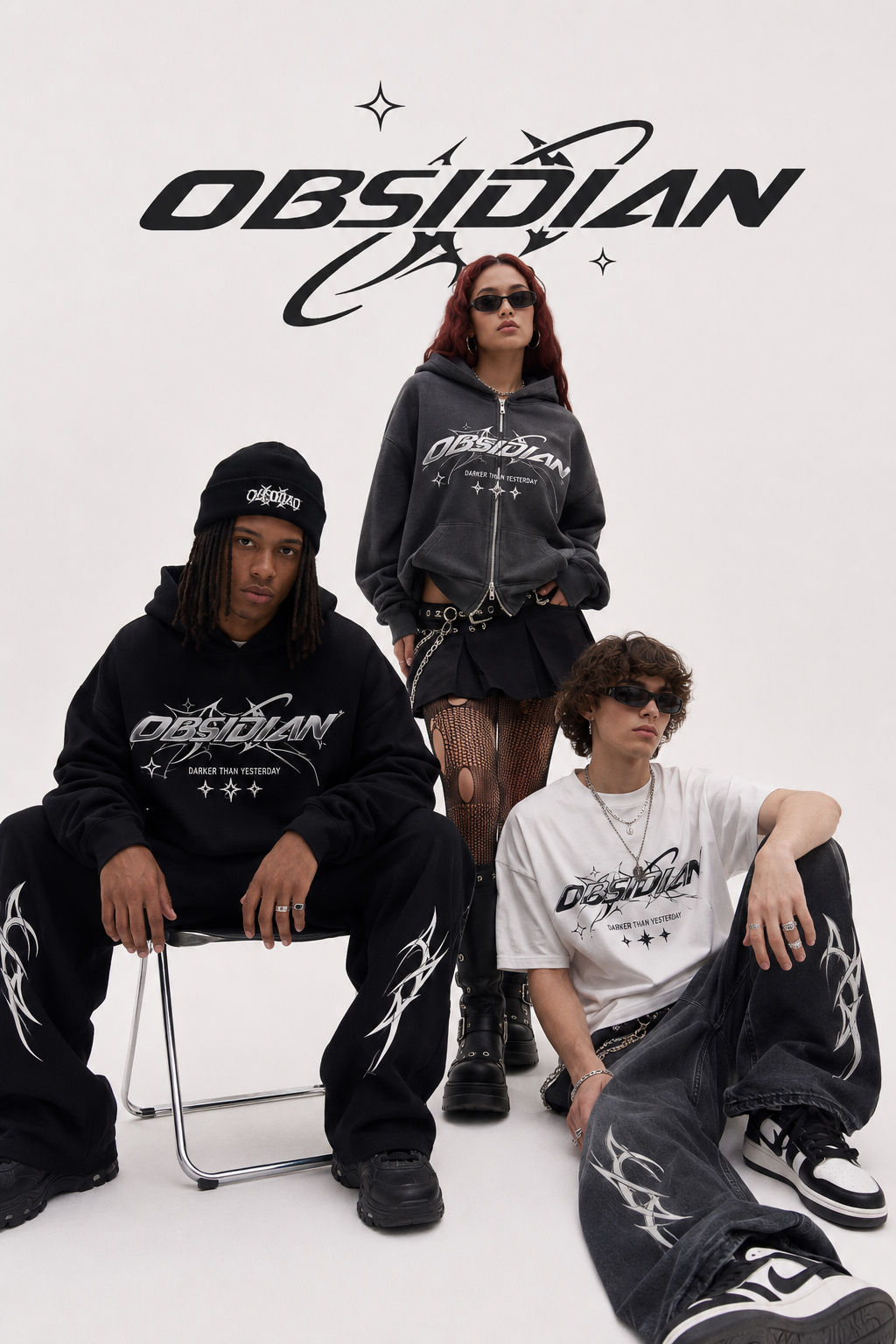 Streetwear brand group campaign creative