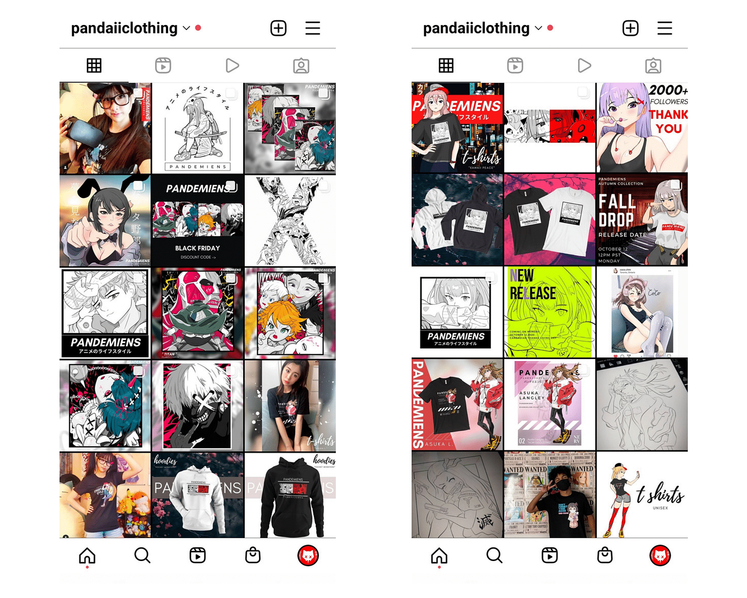 PANDA-II Instagram post grid proof