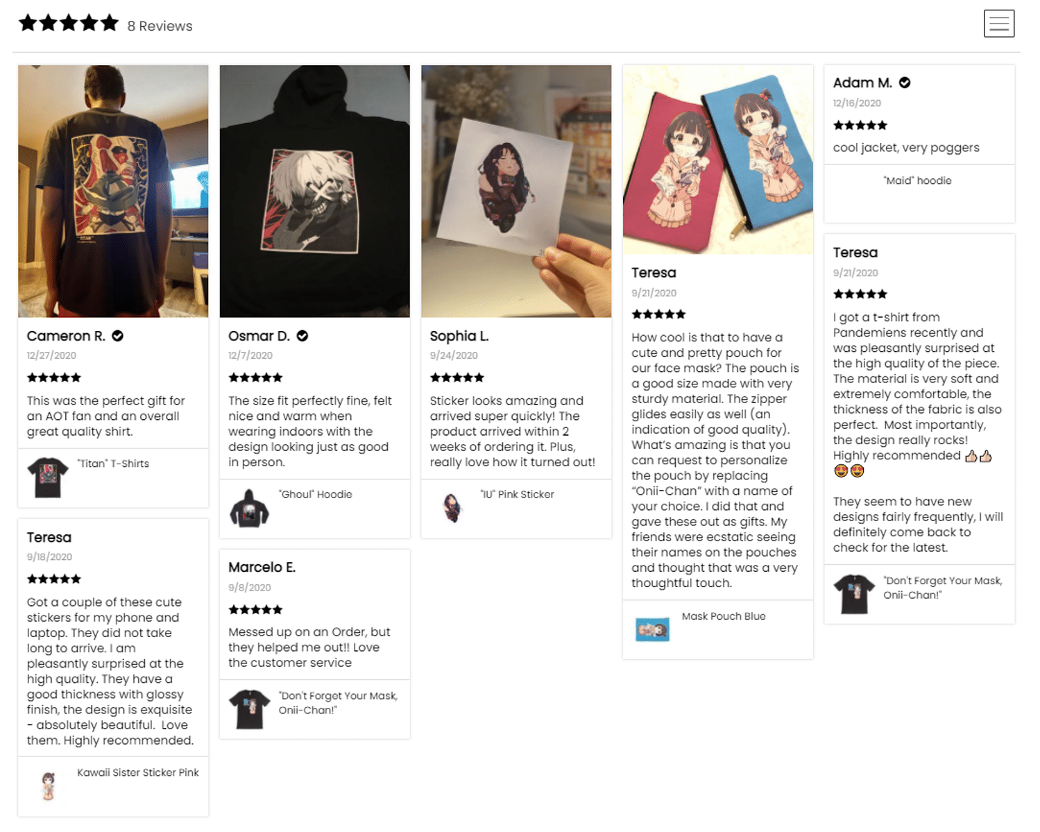 PANDA-II customer reviews proof